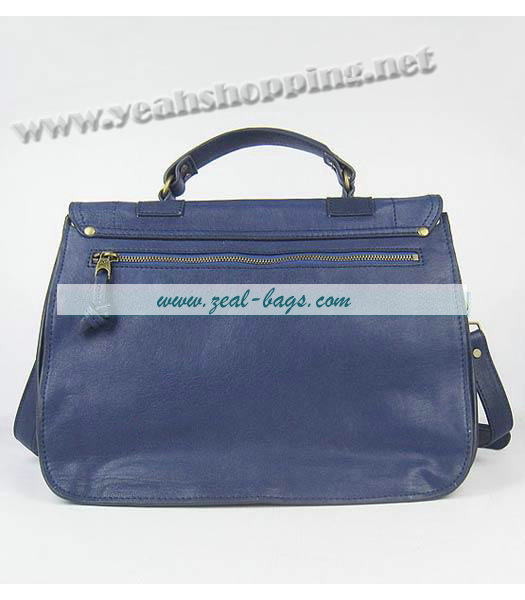 Knockoff Proenza Schouler Suede PS1 Satchel Bag in Blue Lambskin - Click Image to Close